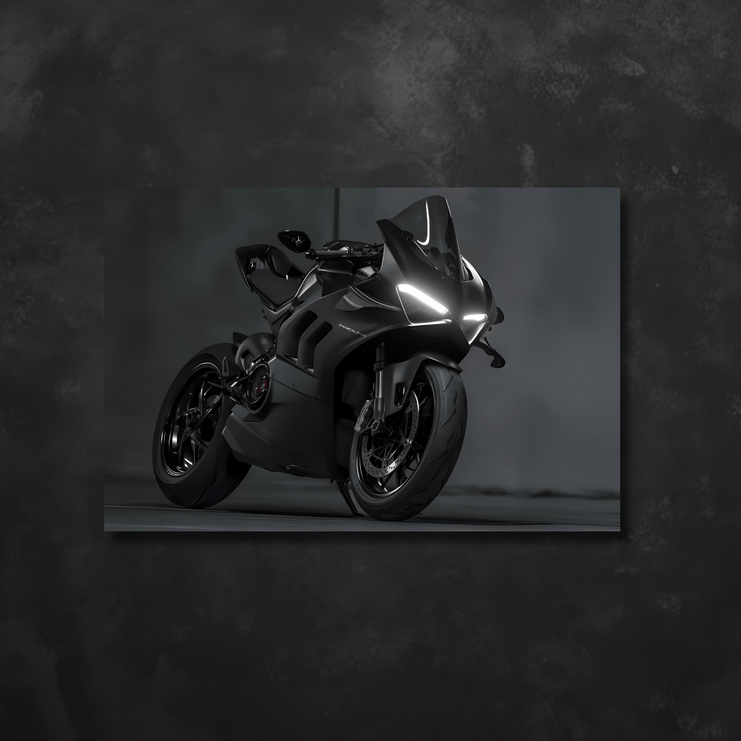 Ducati Panigale V4 NEON Poster