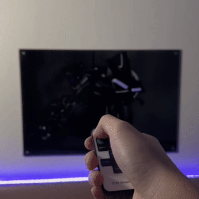 Ducati Panigale V4 NEON Poster