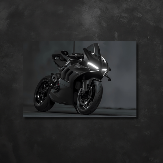 Ducati Panigale V4 NEON Poster